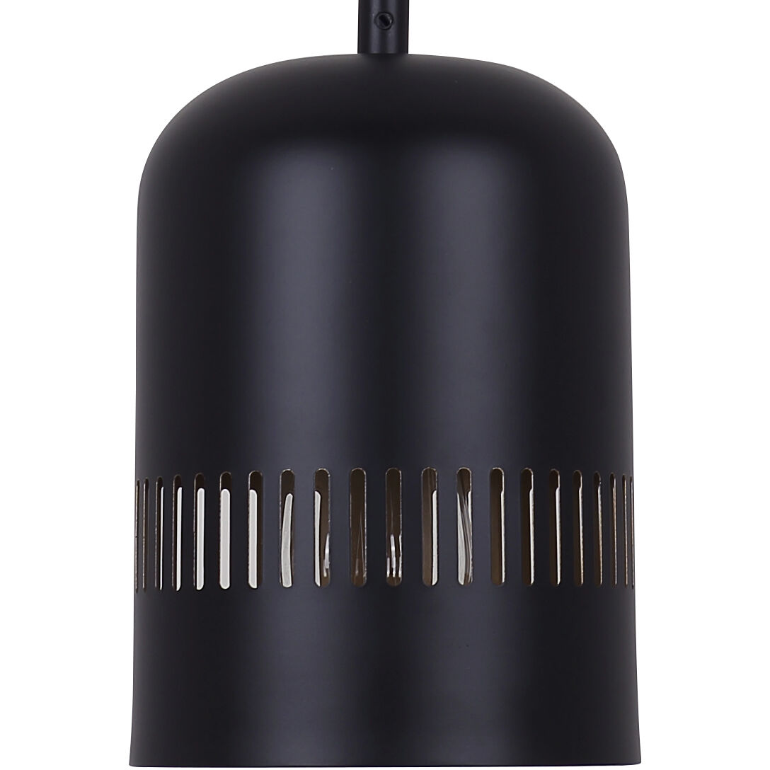Miles 1 Light 6 inch Black Pendant Ceiling Light