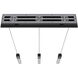 Boa LED 7 inch Black Multi Port Pendant Ceiling Light