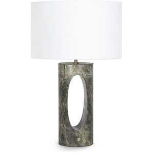 Portia 28.5 inch 150.00 watt Green Table Lamp Portable Light