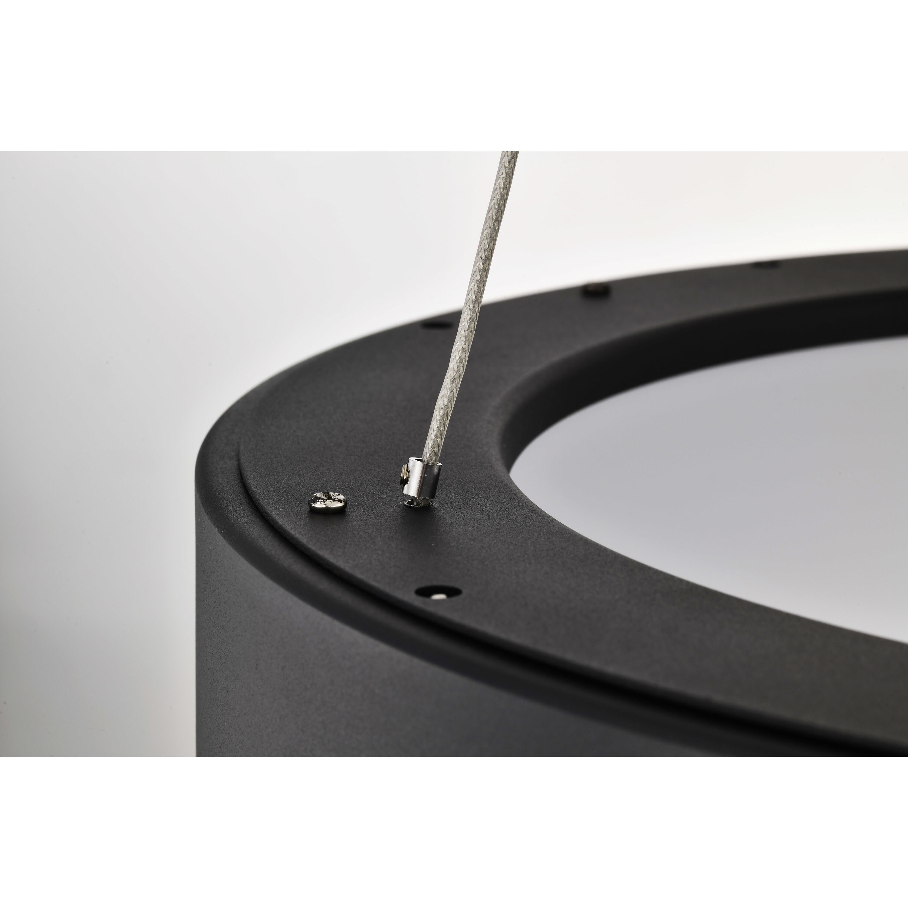 Orbit LED 17.75 inch Black Pendant Ceiling Light