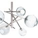 Molten 6 Light 43.5 inch Polished Nickel Chandelier Ceiling Light