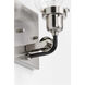 Rushton 1 Light 5 inch Brushed Nickel Bath Vanity Wall Light