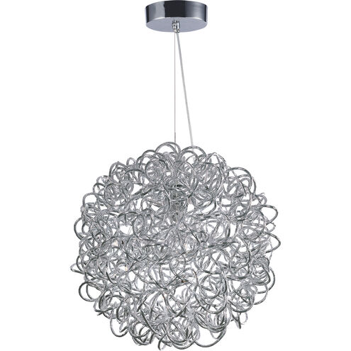 Dazed LED 15.75 inch Polished Chrome Single Pendant Ceiling Light