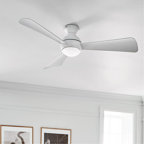 Sola 54 inch Matte White Ceiling Fan
