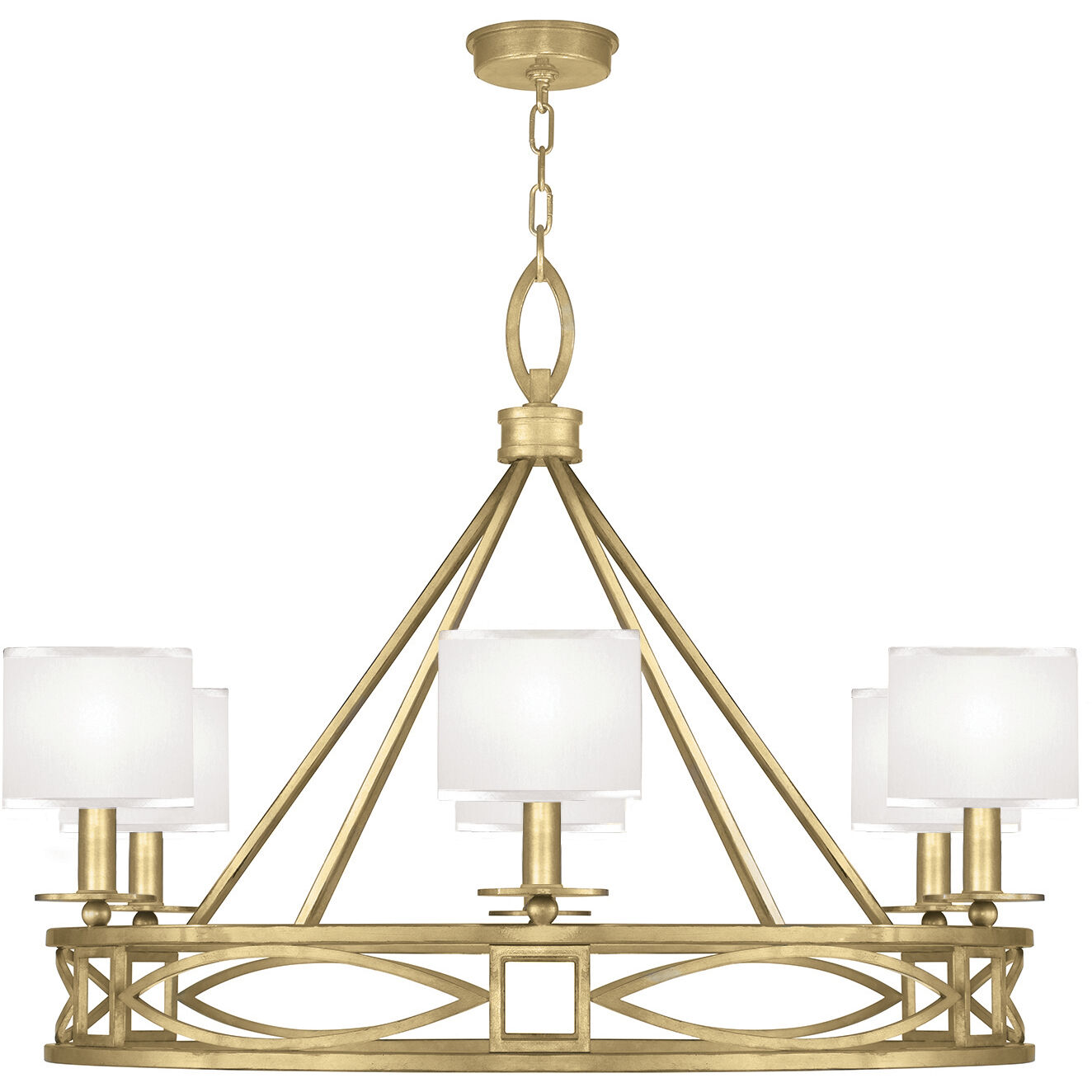 Cienfuegos 6 Light 39.5 inch Gold Chandelier Ceiling Light
