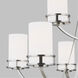 Robie 9 Light 33 inch Brushed Nickel Chandelier Ceiling Light