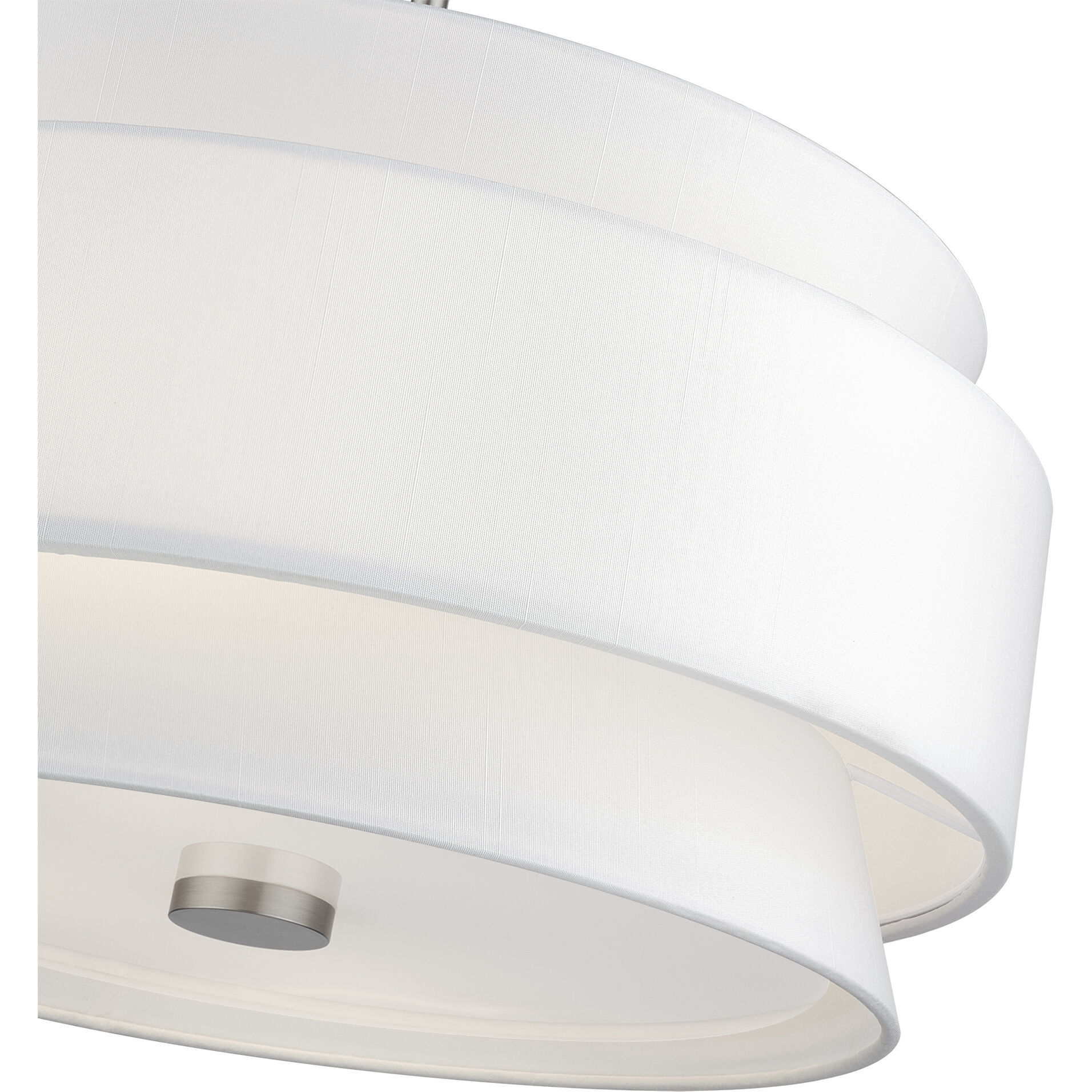 Fontana 5 Light 22 inch Brushed Nickel Pendant Chandelier Ceiling Light