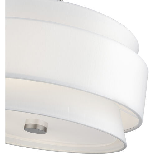 Fontana 5 Light 22 inch Brushed Nickel Pendant Chandelier Ceiling Light