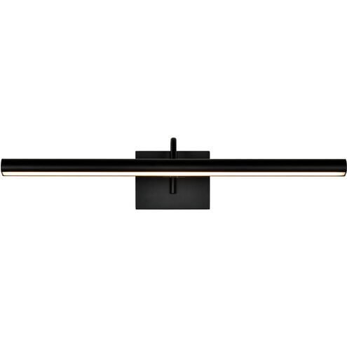 Procyon 24 inch Black Bathroom Vanity Light Wall Light