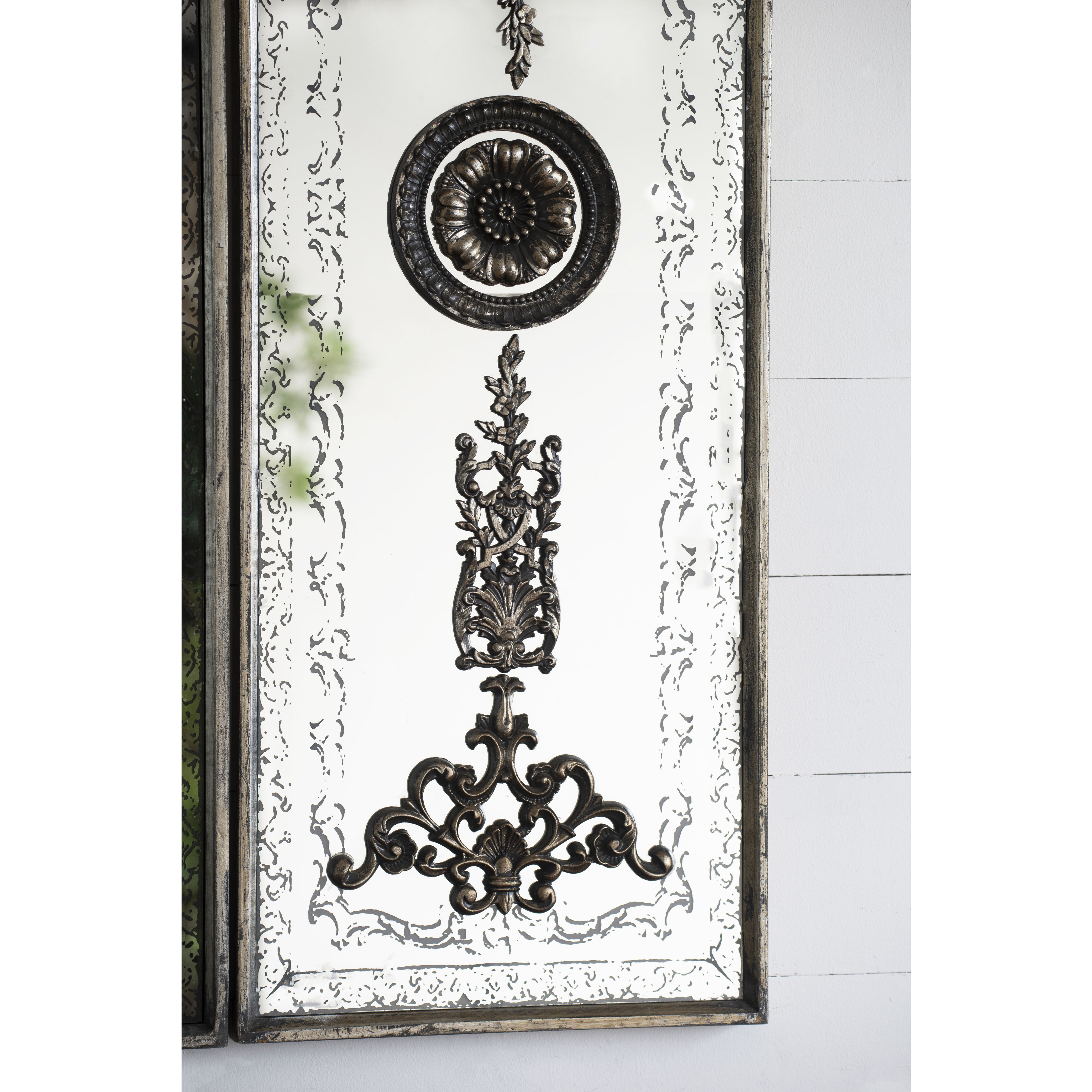 Doorways Bronze and Mirrored Wall Art, Set of 2