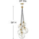 Lisa McDennon Skye 6 Light 24 inch Heritage Brass Indoor Chandelier Ceiling Light