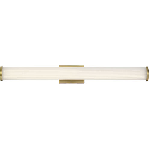 Lena LED 36 inch Brushed Brass Vanity Light Wall Light