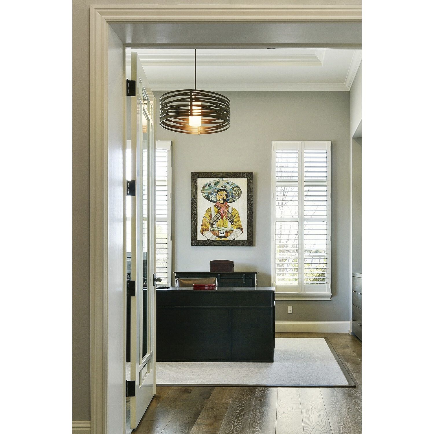 Tempest LED 36.2 inch Burnished Bronze Chandelier Ceiling Light, Drum