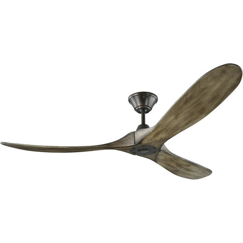 Maverick 60 inch Aged Pewter with Light Grey Weathered Oak Blades Ceiling Fan