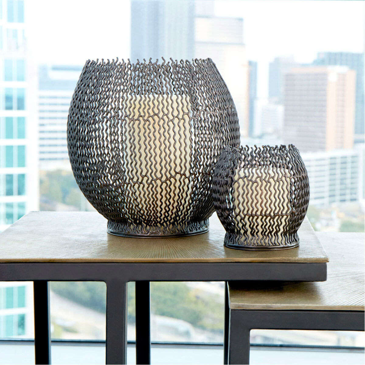 Ecliptic 10 X 10 inch Candleholder, Large