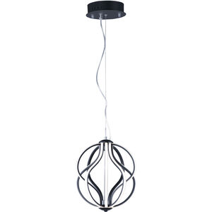 Aura LED 12 inch Black Single Pendant Ceiling Light