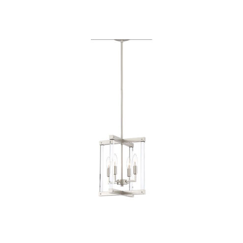 Regent 4 Light 12 inch Polished Nickel with Acrylic Pendant Ceiling Light