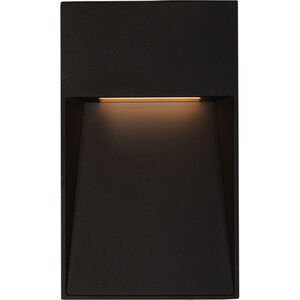 Casa LED 5 inch Black Outdoor Wall Sconce