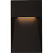 Casa LED 4.5 inch Black with Gray Exterior Wall/Step Light
