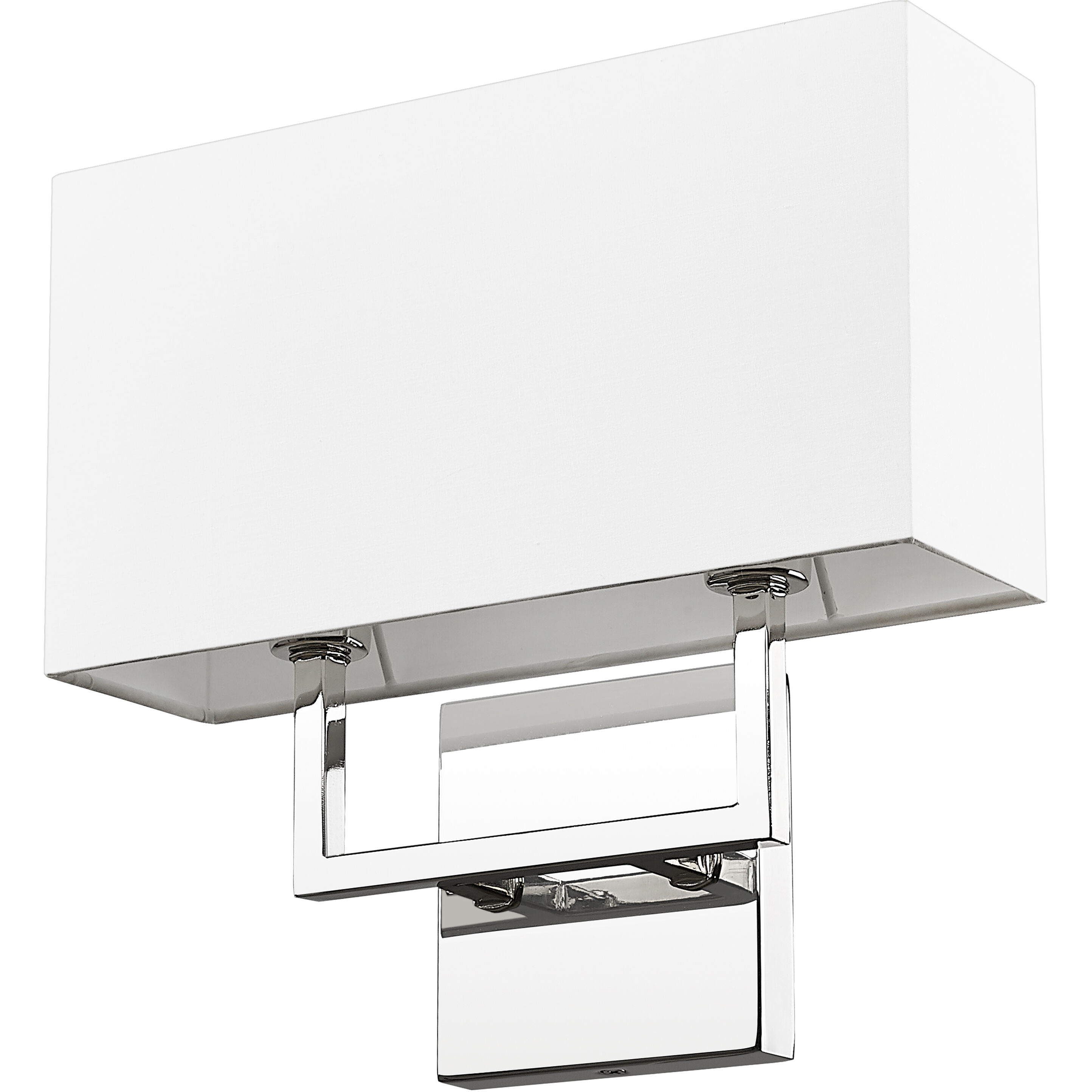 Saxon Wall Sconce Wall Light in Polished Nickel