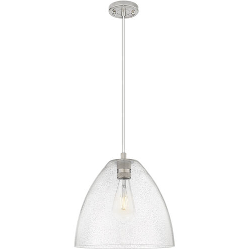 Downtown Urban Crown Point 1 Light 12 inch Satin Nickel Pendant Ceiling Light
