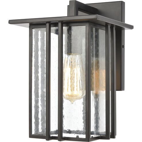 Radnor 1 Light 12 inch Matte Black Outdoor Sconce