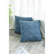 Anita 18 X 6 inch Sky Blue Pillow