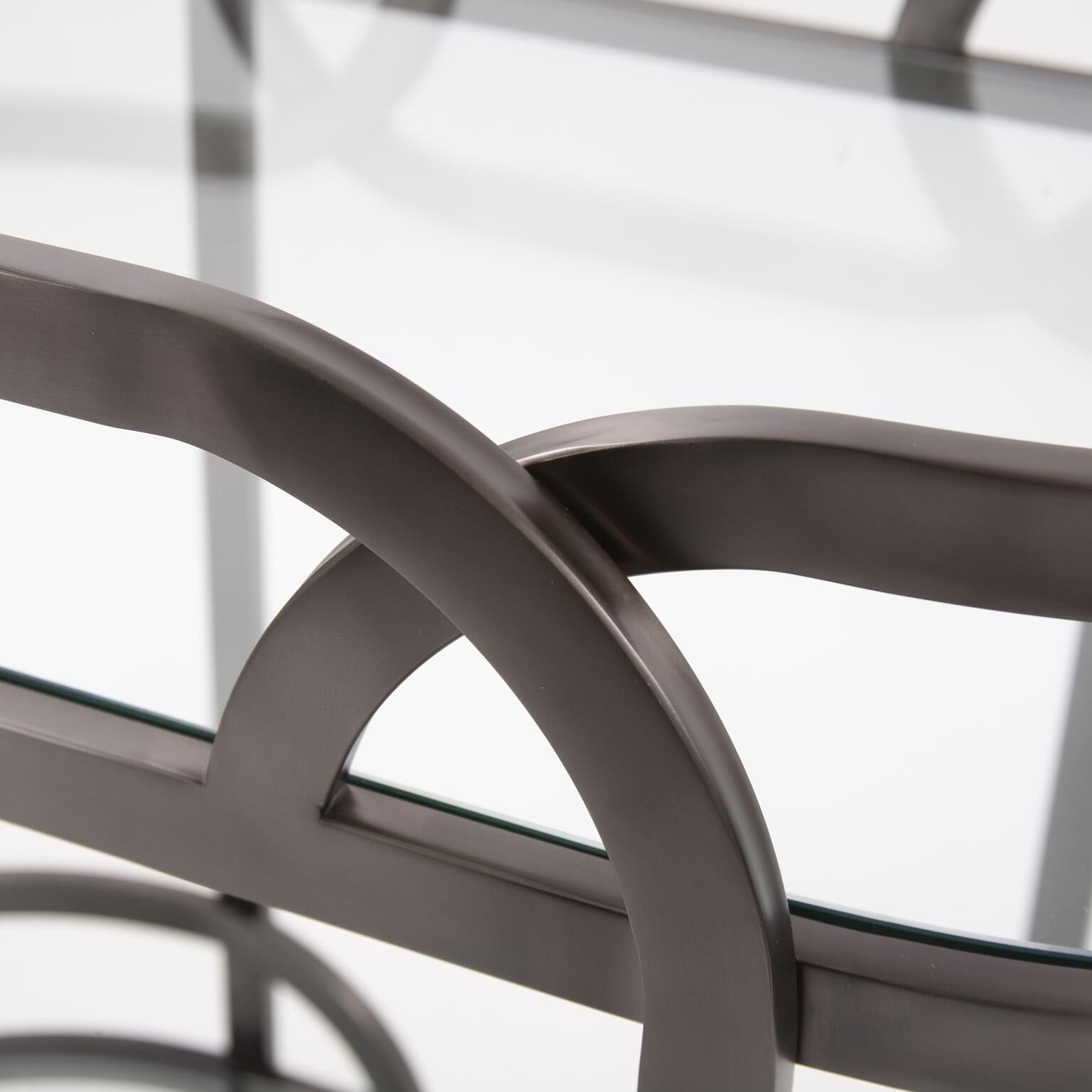 Carter Black Nickel Bar Cart