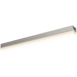 PowerLED 11 inch Satin Nickel Linear Cove Under Cabinet Light in 4000K