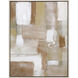 Established Grounds Rust and Beige and Orange and White Canvas