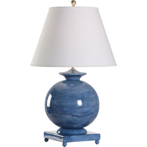 Opus 22 inch 100.00 watt Blue Table Lamp Portable Light