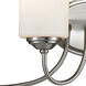 Cardinal 4 Light 27 inch Brushed Nickel Vanity Wall Light