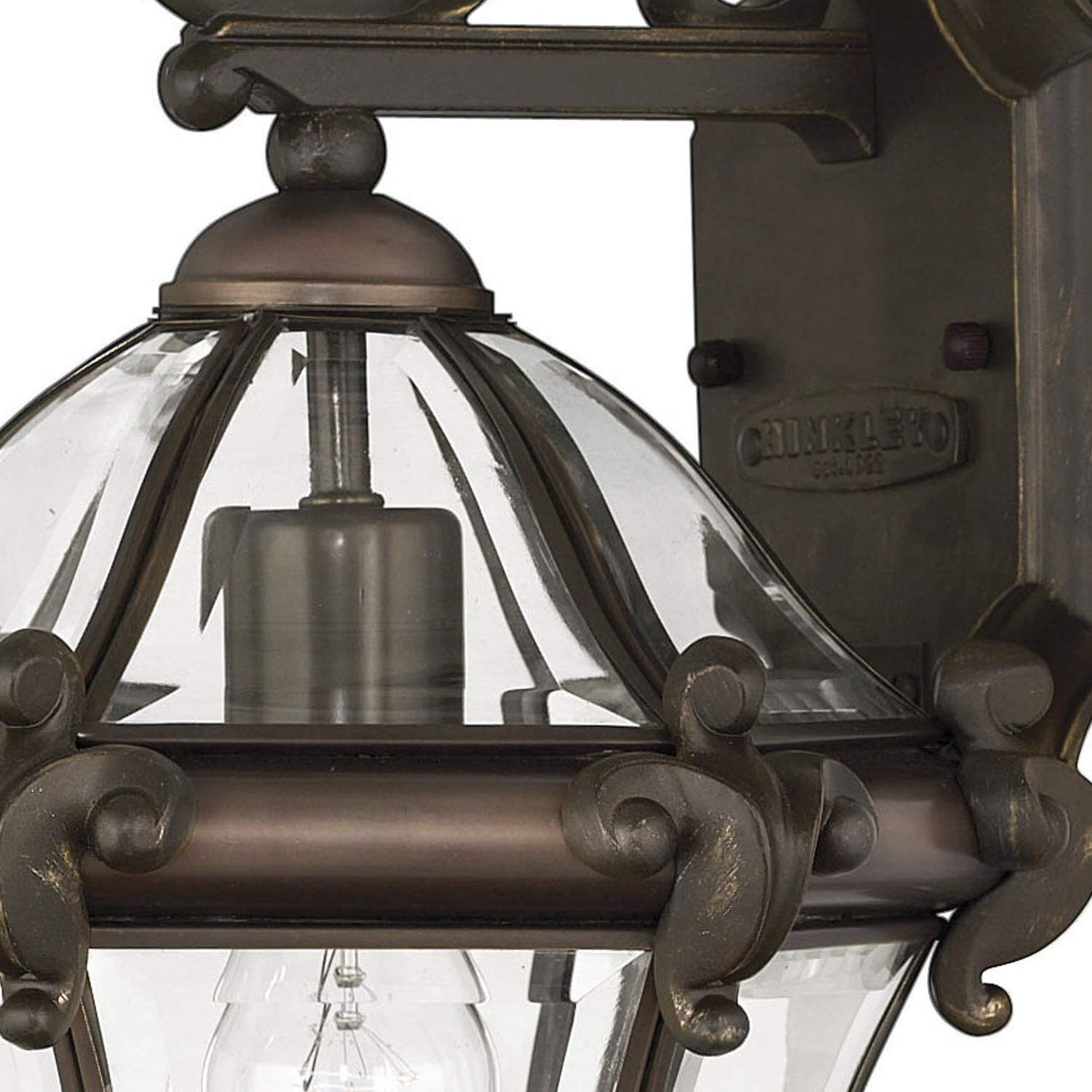 Estate Series San Clemente Outdoor Wall Mount Lantern in Copper Bronze