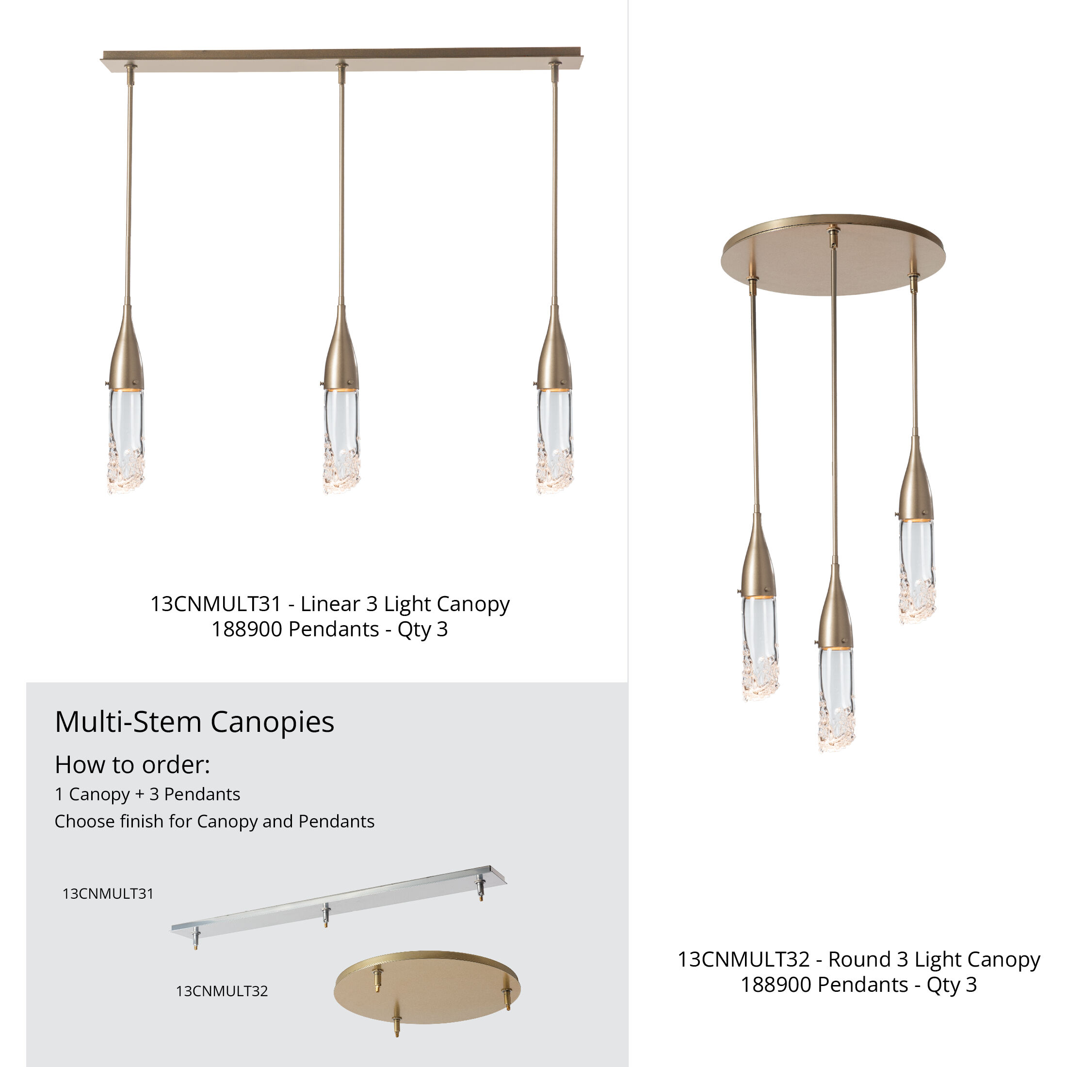 Fritz 1 Light 3.3 inch Modern Brass Mini Pendant Ceiling Light