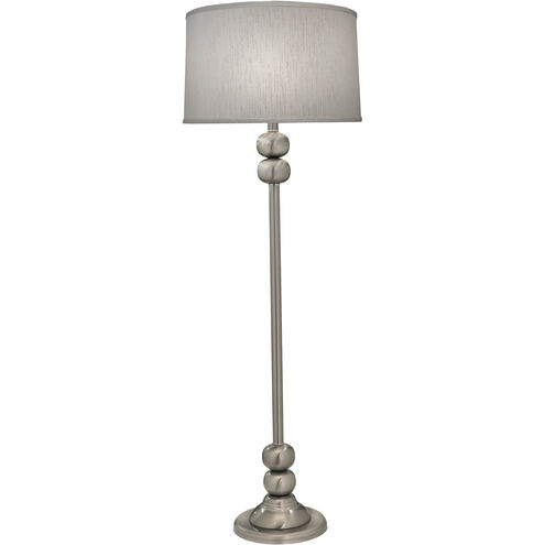 Ellie 61 inch Satin Nickel Floor Lamp Portable Light
