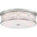 ML LED 20 inch Polished Nickel Flush Mount Ceiling Light