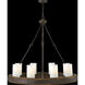 Cabot 8 Light 38 inch Rustic Iron Chandelier Ceiling Light