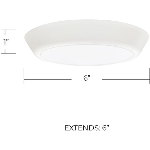Ryan LED 7.5 inch Simple White Flush Mount Ceiling Light