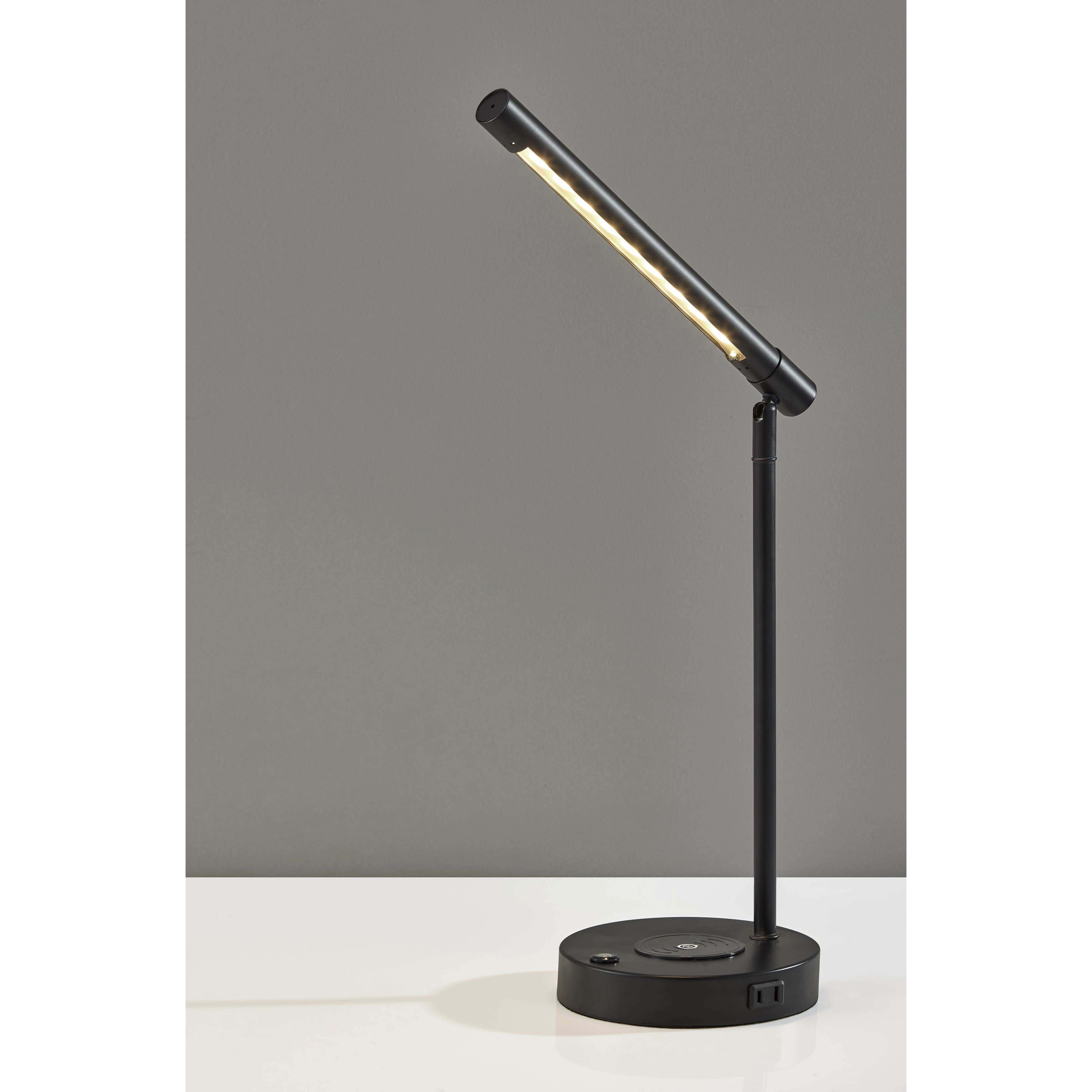 Dax 16 inch 9.00 watt Black Wireless Charging Desk Lamp Portable Light