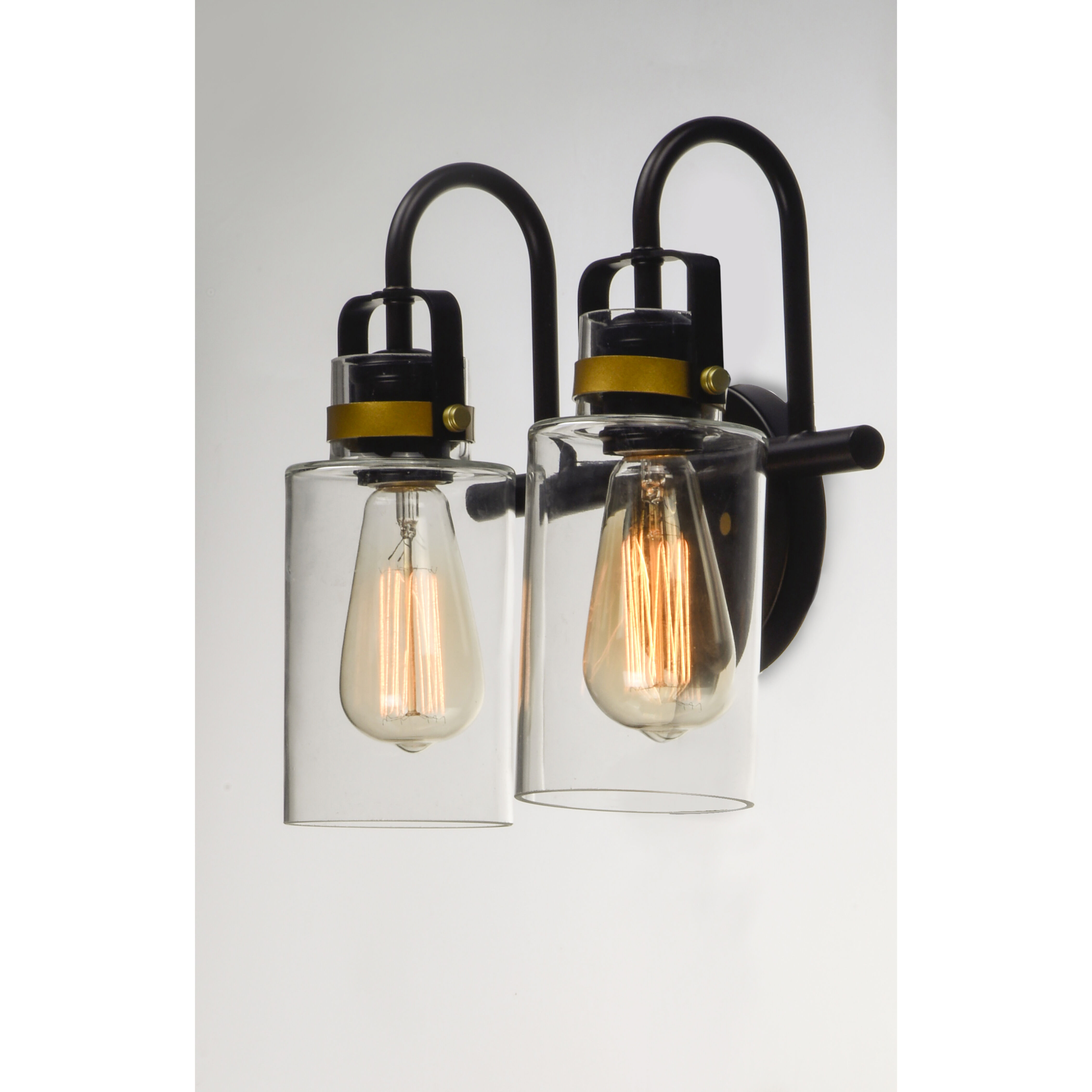 Magnolia 2 Light 11 inch Bronze/Gold Bath Vanity Wall Light