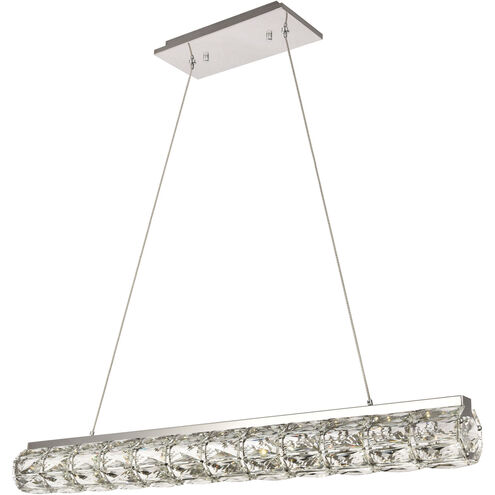 Valetta LED 37 inch Chrome Chandelier Ceiling Light