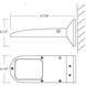 Ontario LED 6 inch Architectural Bronze Outdoor Wall Mount