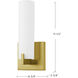 Elizabeth Wall Sconce Wall Light in Brushed Gold