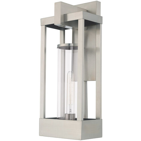 Delancey 1 Light 20 inch Brushed Nickel Outdoor Wall Lantern