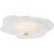 Starlie LED 16 inch Aged Brass Flush Mount Ceiling Light