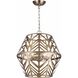Madison 3 Light 17 inch Painted Gold Chandelier Ceiling Light