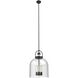Lancaster 4 Light 21.81 inch Matte Black Down Pendant Ceiling Light