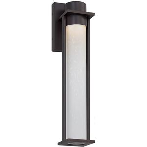 Fusion Collection - Wooster Family LED 18.75 inch Matte Black Outdoor Wall Sconce