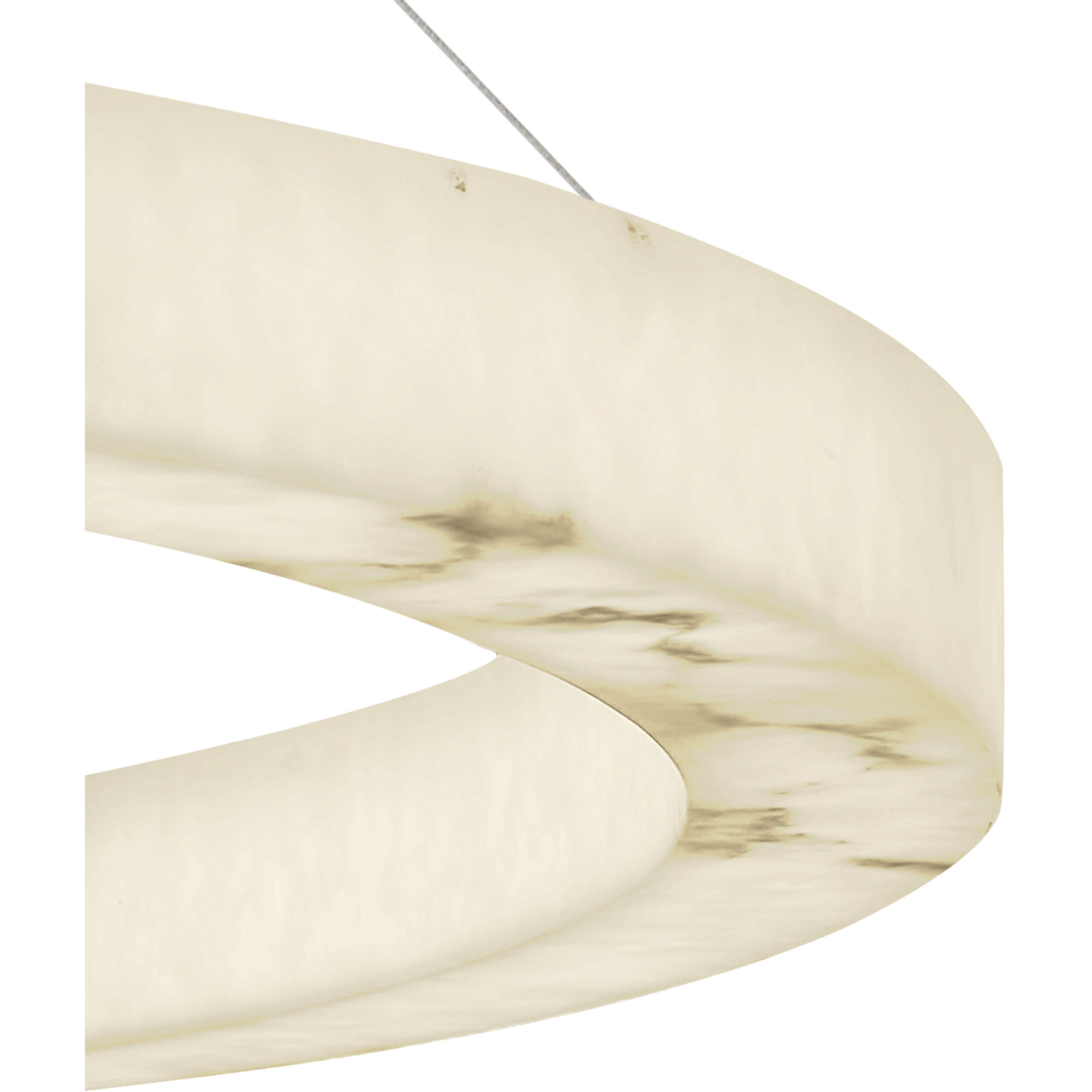 LumenAria Collection - Medley Family 62 inch Brushed Brass Pendant Ceiling Light in 62" D x 62" W x 3.5" H, EVOLV