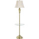 Signature 61 inch 150 watt Antique Brass Floor Lamp Portable Light